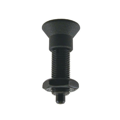 Indexing Pull Knob Plungers - M8 Fine - 8x1mm - 38.5 mm - 2.7 N No Collar - Steel