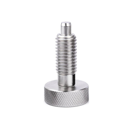 1076805 | PLST-079C-159-HKS-027 --- Spring Plungers - 5/16-18 UNC - 7.94mm - 15.9 mm - 4.5 N Knurled Handle - Stainless Steel Plunger
