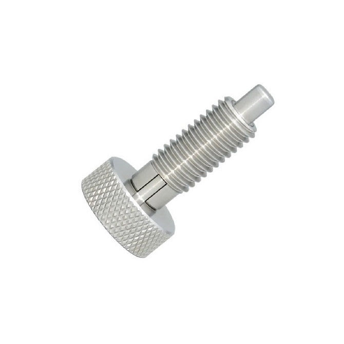 Plungers - Spring - Knurled Handle - Locking - Stainless