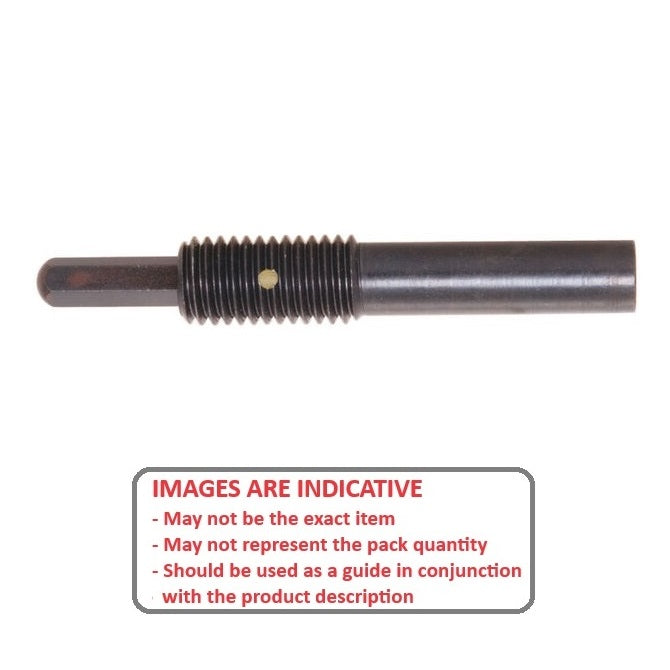 1110718 | PLST-159C-794-CLG-013 --- Spring Plungers - 5/8-11 UNC - 15.88mm - 79.4 mm - 7.1 N No Handle - Steel Plunger