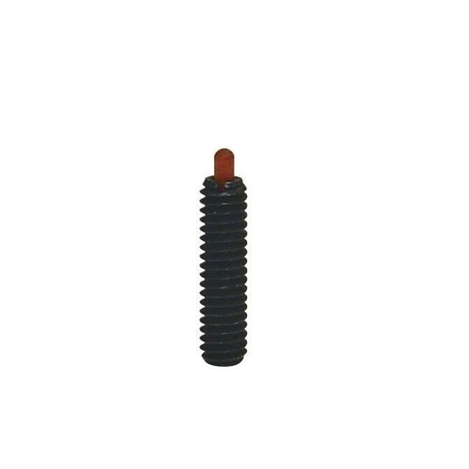 Spring Plungers - 8-32 UNC - 4.17mm - 15.9 mm - 3.1 N No Handle - Steel Body with Plastic