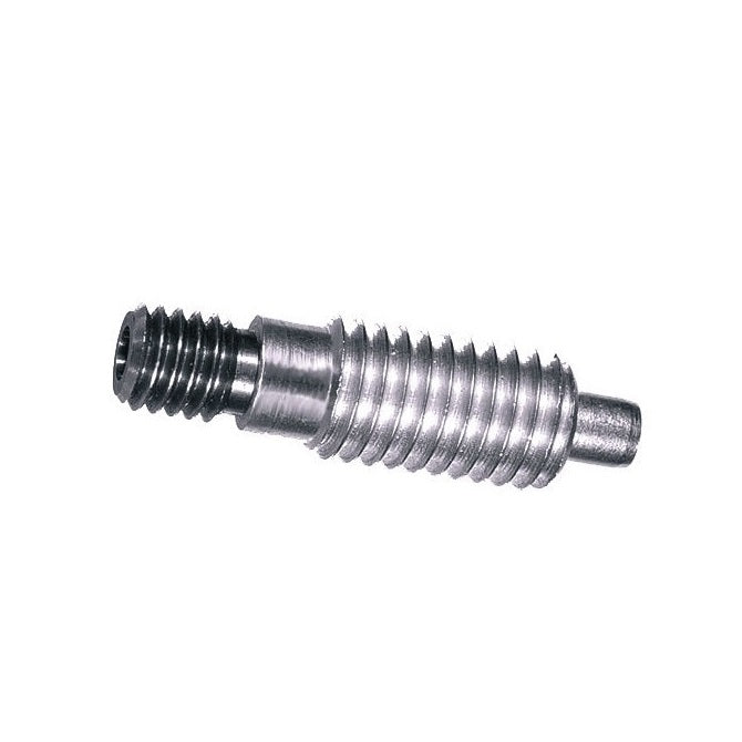 Spring Threaded Adapter Plungers - 3/8-16 UNC - 9.53mm - 19.1 mm - 3.3 N Non Locking - Steel