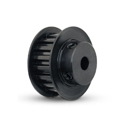 1090133 | P-L9-010-127FF-SB-G-095 --- Inch Timing Pulleys - 10 tooth - 12.7x9.525 mm 9.525mm Pitch L - Steel - Black Oxide Pulley