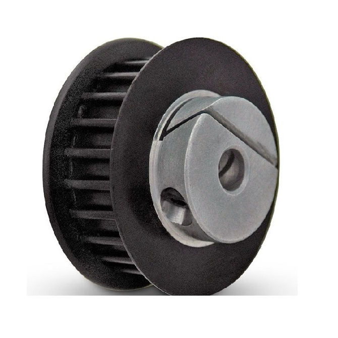 1093853 | P-050H-011-090FF-PP-E-040 (5 Pcs) --- Metric Timing Pulleys - 11 tooth - 9x4 mm 5mm Pitch - Plastic Pulley