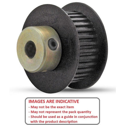 1157763 | P-MXL-048-060FF-PP-GB-060 --- Inch Timing Pulleys - 48 tooth - 6.4x6 mm 2.032mm Pitch MXL - Plastic Pulley