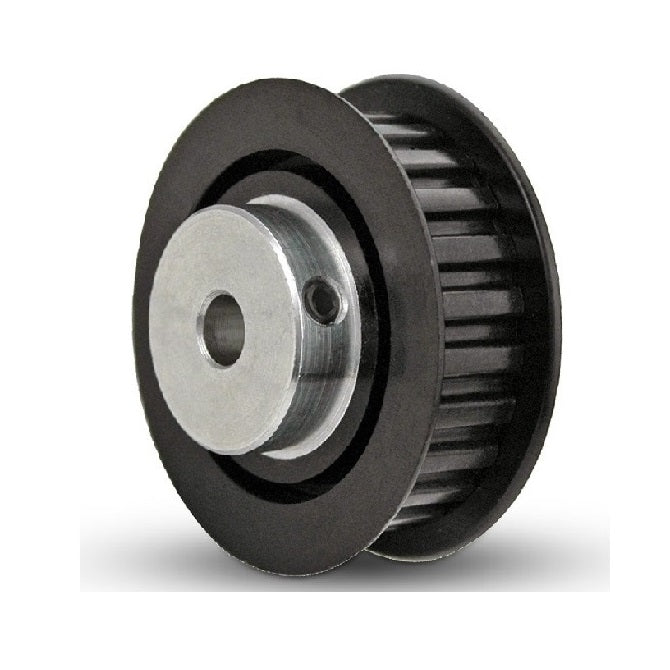 Pulleys - Inch Timing - 2.032mm Pitch MXL - 6.4mm Wide - Plastic - Metal Hub