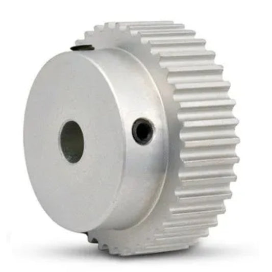 Metric Timing Pulleys - 12 tooth - 9x6.35 mm - Aluminium