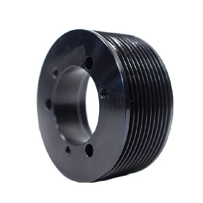 1176281 | PPV-J-076-QJA --- Poly V Pulleys - 76.2 mm - 6 - 76.96 J Section - Steel - Black Oxide Pulley