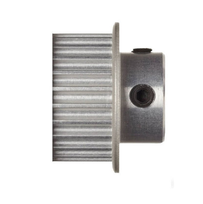 1122584 | P-050H-020-090SF-AL-G-060 (Each) --- Metric Timing Pulleys - 20 tooth - 9x6 mm 5mm Pitch - Aluminium Pulley