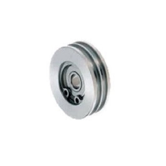 U Groove Idler Pulleys - 2x22x4 mm - Aluminium - Electroless Nickel Plated