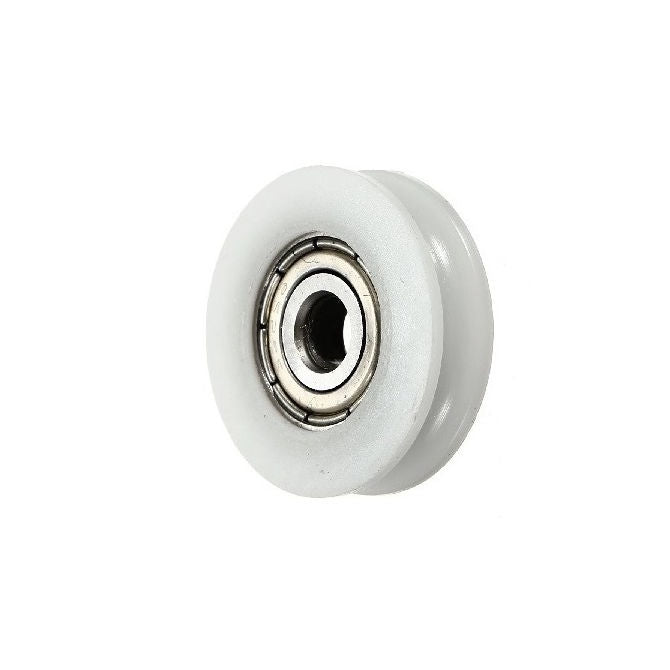 1036718 | PUI012-0191-032-N-BB --- U Groove Idler Pulleys - 1.19x19.05x3.175 mm Single Row - Nylon Polyamide 6/6 Pulley