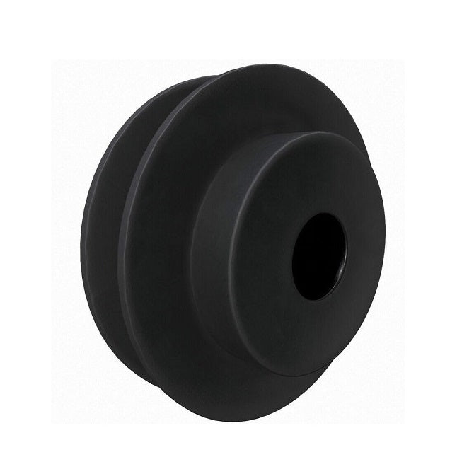 Pulleys - Vee - A or 4L - Single Row Through Bore - Cast Iron