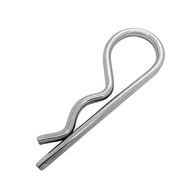 Single Coil R Clips - 1.2x15 mm - Zinc Plated