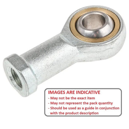 1053904 | REF-040-R-CB --- Female Rod Ends - 4x31 mm - M4x0.7 Right - Bronze Lined Steel Rod End