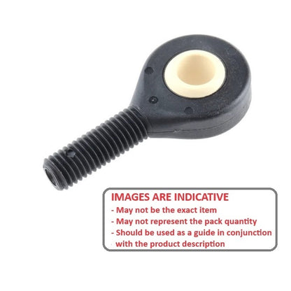 1063133 | REM-050-R-PP --- Male Rod Ends - 5x42 mm - M5x0.8 Right - Plastic Rod End