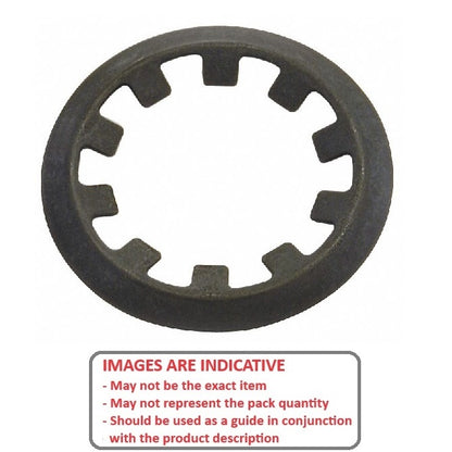 1043764 | RPO-019-021-C (Pack of 50)  --- Push On Retaining Rings - 1.9x2.1x6.5 mm - Carbon Steel Ring