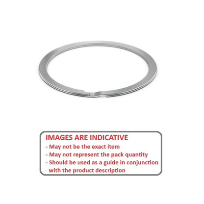 1205422 | RS-511 (Pack of 500)  --- External Retaining Rings - 130x1.83x126.34 mm Spiral Rings - Carbon Spring Steel Spiral Ring