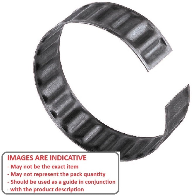 1127094 | TR-222-242-064-S3 --- Tolerance Retaining Rings - 22.225 to 22.174 24.206 to 24.130 6.35 mm - Stainless Steel 301 Similar to A2, 302, 304, 18-8 Ring