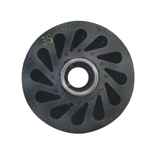 Durasoft Shaft Mount Rollers - 101.6x23.37x12.7 mm - Neoprene Rubber 35A