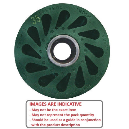 1169000 | RR-462RS --- Durasoft Shaft Mount Rollers - 63.5x49.28x12.7 mm - Polyurethane Roller