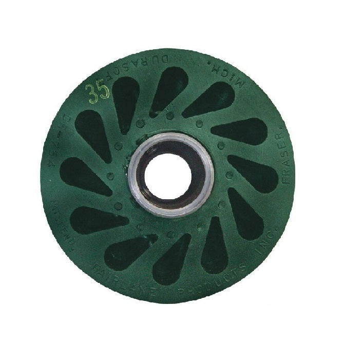 Durasoft Shaft Mount Rollers - 63.5x23.37x12.7 mm - Polyurethane