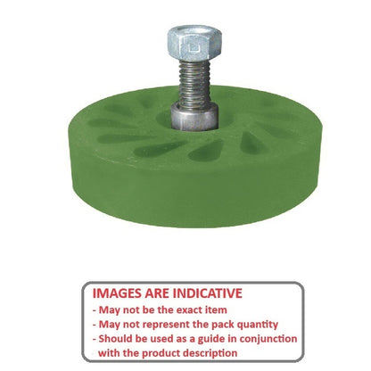 1186820 | RR-447RS --- Durasoft Stud Mount Rollers - 101.6 1/2-13 UNC - 12.7mm - 27.94 mm - Urethane Roller