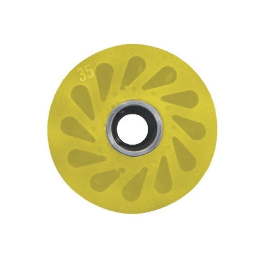 Durasoft Shaft Mount Rollers - 101.6x23.37x12.7 mm - Polyurethane