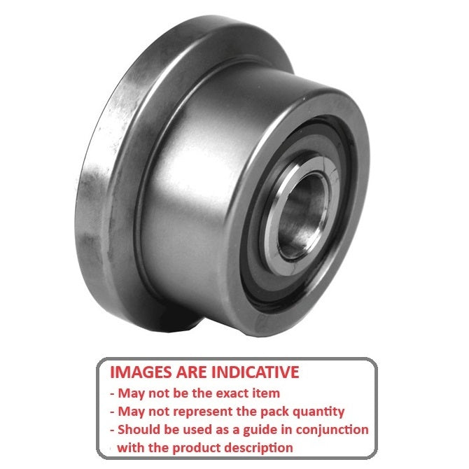 1168861 | CCF945RS --- Flanged Rollers - 63.5x39.675x19.05 mm - Steel Roller