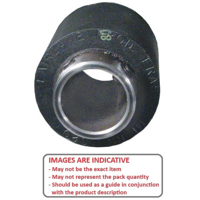 1149538 | RR-150RS --- Solid Shaft Mount Rollers - 38.1x31.75 - 9.55 - 9.65 Black Neoprene - Neoprene Rubber Roller