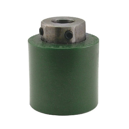 Solid Shaft Mount Rollers - 38.1x31.75 - 9.55 - 9.65 - Urethane