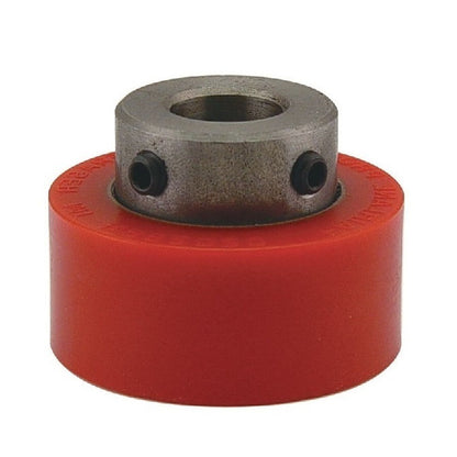 1161235 | RR-194RS --- Solid Shaft Mount Rollers - 50.8x23.37 - 15.90 - 16.03 Coloured Urethane - Urethane Roller