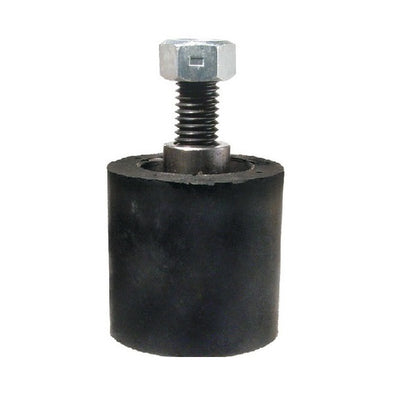 Solid Stud Mount Rollers - 50.8x23.37 - 1/2-13 UNC -12.7mm- - Neoprene Rubber