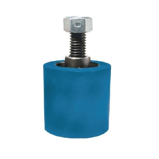 Solid Stud Mount Rollers - 63.5x49.28 - 1/2-13 UNC -12.7mm- - Urethane