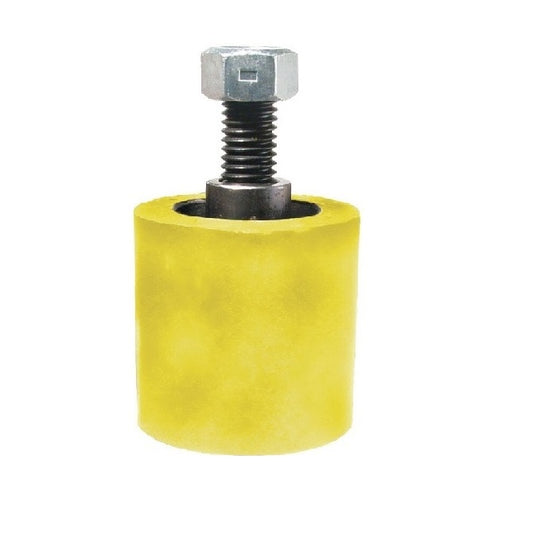 Solid Stud Mount Rollers - 50.8x49.28 - 1/2-13 UNC -12.7mm- - Urethane