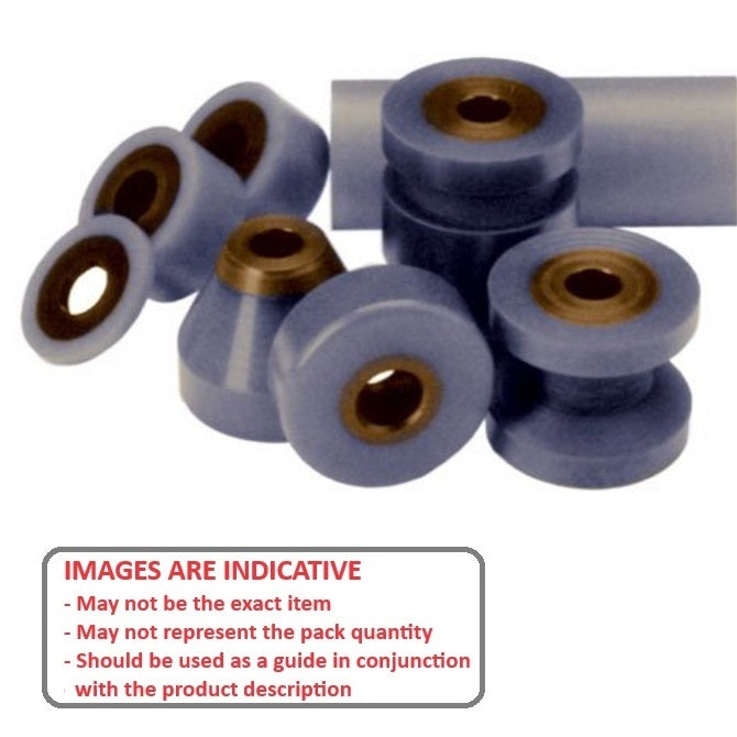 1169033 | AU70RS --- Urethane Lengths Rollers - 63.5x304.8x19.05 mm - Polyurethane Roller