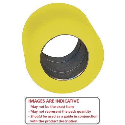 1149554 | RR-1170RS --- Solid Shaft Mount Rollers - 38.1x31.75 - 22.28 - 22.35 Bonded Insert - Urethane Roller