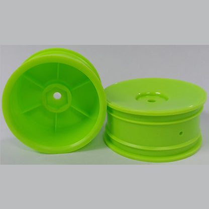 1222577 | RM-XR-052-LGSOL (6 Pcs) --- RC Car Rims Hobby - Rim Colour Lime Green Solid Tenth Scale - Plastic Rim