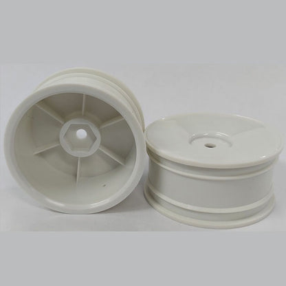 1223299 | RM-XR-052-W-SOL (6 Pcs) --- RC Car Rims Hobby - Rim Colour White Solid Tenth Scale - Plastic Rim