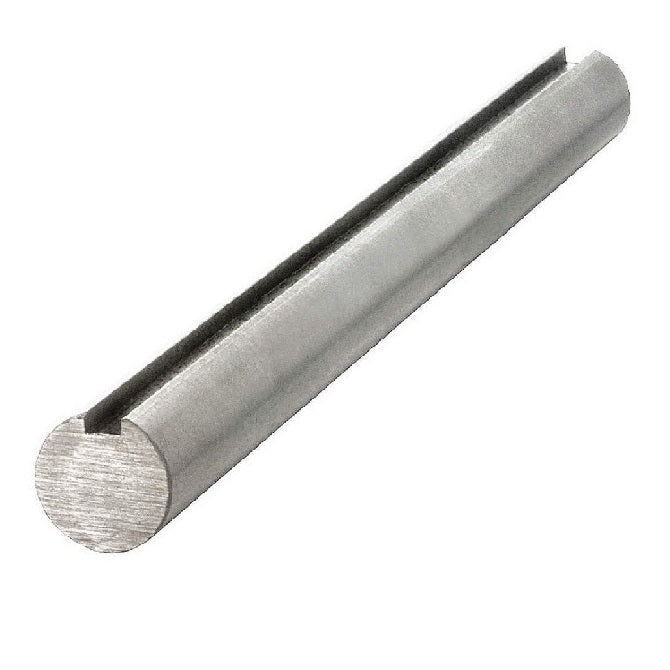 Keyed Carbon Steel Shafting - 15.875x912 - 4.763 x 2.381 - Steel C1018 Cold drawn