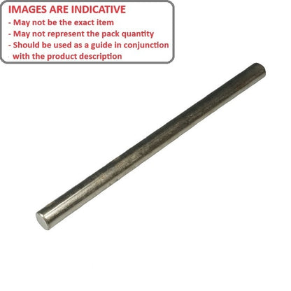 1088446 | 0R-0095-0300-SS302 --- Round Rod - 9.53x304.8 mm - 302  - Stainless Steel 302 Similar to A2, 304, 18-8