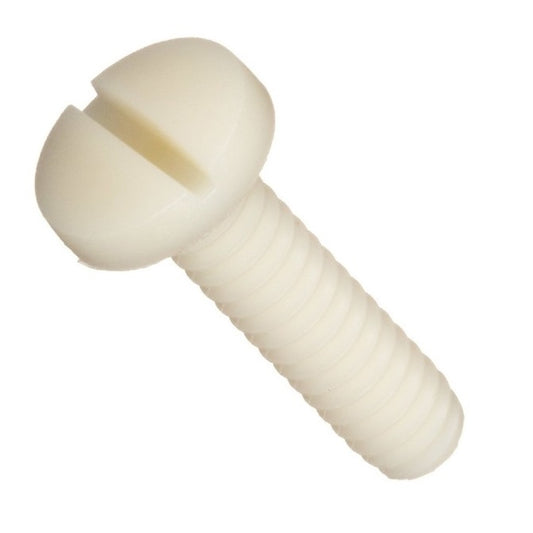 Binder Head Screws - 2-56 UNC - 2.18mm - 4.8 mm - Nylon - Zytel 101 - Slotted
