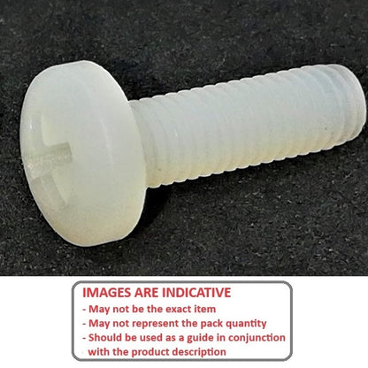 1039065 | SC020M-004-BD-PH-N (50 Pcs) --- Binder Head Screws - M2 - 2x0.4mm - 4 mm - Nylon Screw