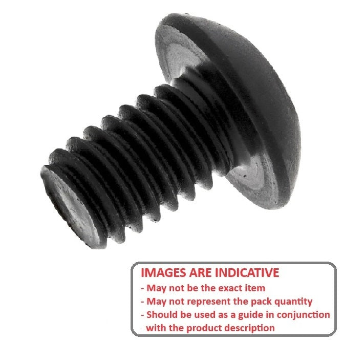 1038369 | SC019F-005-B-SK-C (95 Pcs) --- Button Screws - 1-72 UNF - 1.85mm - 4.8 mm - Alloy Steel Socket Screw