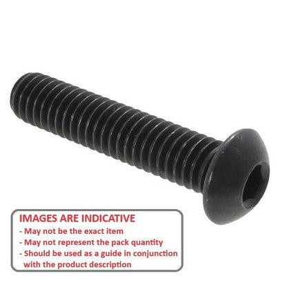 1042606 | SC025C-019-B-SK-C (100 Pcs) --- Button Screws - 3-48 UNC - 2.52mm - 19.1 mm - Alloy Steel Socket Screw