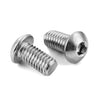 Button Screws - 1/4-20 UNC - 6.35mm - 9.5 mm - 304 Stainless Socket