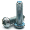 Button Screws - 1/4-28 UNF - 6.35mm - 31.8 mm - Zinc Plated Steel Socket