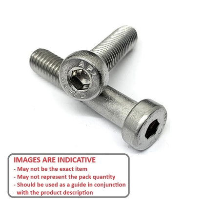 1052580 | SC040M-010-LH-SK-S6L (2 Pcs) --- Low Head Socket Screws - M4x0.7 10x7 mm 316L Stainless - Stainless Steel 316L Screw