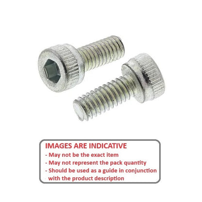 1039359 | SC020M-006-C-SK-CZ (50 Pcs) --- Socket Cap Screws - M2 - 2x0.4mm - 6 mm - Zinc Plated Steel Screw