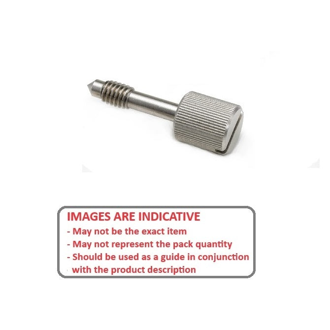 1055272 | SCC042C-021-029-TH-S3 (54 Pcs) --- Captive Screws - 8-32 UNC - 4.17mm - 28.58x5.56 mm Thumb - Stainless Steel 303/304 Similar to A2, 18-8 HRB80