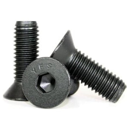 Countersunk Screws - 5-40 UNC - 3.18mm - 9.5 mm - High Tensile Steel / Black Oxide Socket